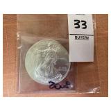 2008 American Silver Eagle coin