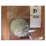 2008 American Silver Eagle coin