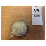 1-ounce .999 fine silver bullion round produced