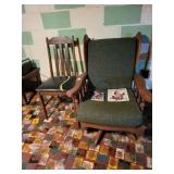 2 chairs & misc items