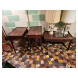 3 end tables no contents