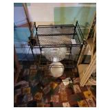 Metal stand 29in. Tall no contents