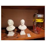 Mix drink shaker & misc items