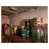 Assortment of bottles