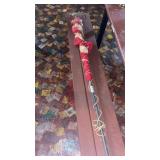 American flag on pole