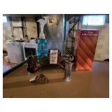 Vintage lighter whistle & Avon bottles