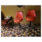 2 MCM BAR STOOLS