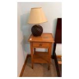 Table Lamp with End Table