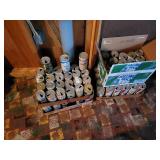 Vintage beer cans