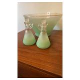 Vintage Blendo glassware West Virginia Glass Co