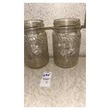 2 JUMBO Peanut Butter Jars