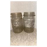 2 JUMBO Peanut Butter Jars
