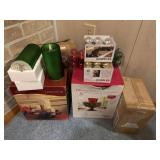 Lot of Holiday themed candles & Ornaments