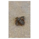 Vintage Joan Rivers Rhinestone Bee Brooch