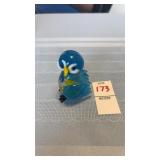 Blue Bird Glass Figure