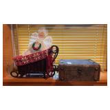 Christmas Angel, Sleigh, and Box
