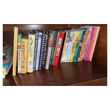 Shelf of Cookbooks