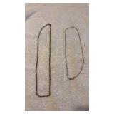 Two .925 Sterling Sliver Necklaces