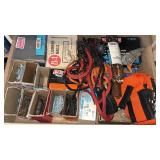 Drawer of Hardware, with Ratchet strap and other