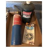 Propane Fuel Cylinders and Dutch Boy wire
