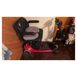 Red Mobility Scooter