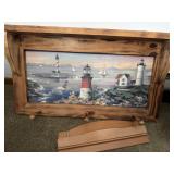 Wooden Shelf Frame Painting