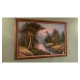 G Whitman Signed Scenic Painting