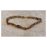 14k Gold Beverly Hills Marked Bracelet