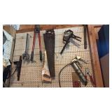 Contents of Side Pegboard