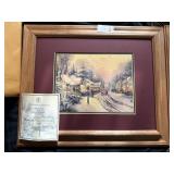 Village Christmas by Thomas Kinkade - Framed