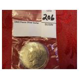 1922 Peace Silver Dollar