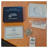 2008 -S Uncircilted Bald Eagle Clad 50C/COA,half