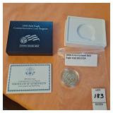 2008 -S Uncircilted Bald Eagle Clad 50C/COA,half