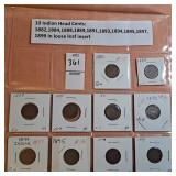 10 Indian Head Cents