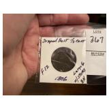 1806 draped bust 1/2 cent Lg  6 w/stems