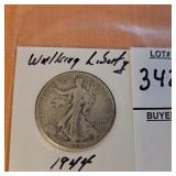 1944 Walking Liberty half dollar