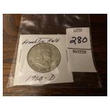 1960-D Franklin half dollar