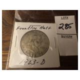 1963-D Franklin half dollar
