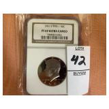 1981 - S Ty 1 Kennedy 50C NGC PF69 ultra cameo