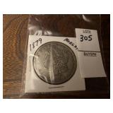 1879 Morgan Silver Dollar