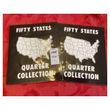 Two Fifty state Qtr books, 51 coins