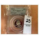 1993 S Washington, Silver 25C PCGS PR69DCAM