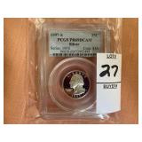 1997 S Washington, Silver 25C PCGS PR69DCAM