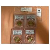 2009 P&D Pres $1 POS A&B PCGS MS67