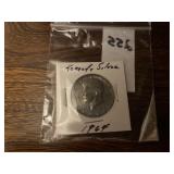 1964 Kennedy Silver half dollar