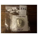 1964 Kennedy Silver half dollar