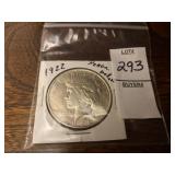 1922 Peace Silver Dollar