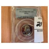 1976 S Washington, Silver 25C PCGS PR69DCAM