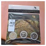 2018 ATB 3 coin set Cumberland Island