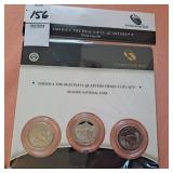 2011 ATB 3 coin set Glacier National Park